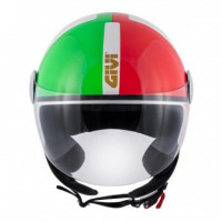 CASCO GIVI 10.7 MINI-JET CONCEPT FLAG ITALY 