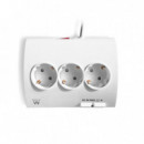 EWENT 5 Shuco Protected Shuco Power Strip with 2 USB Ports