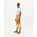 Pantalones THINKING MU Nele Yellow Slash