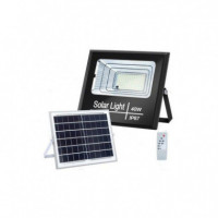 Foco Proyector Led Solar 40W IP66 Panel Policristalino Blanco Frio