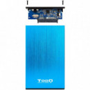 Caja Externa TOOQ TQE-2527B Hdd 2.5 Sata USB 3.0 Blue