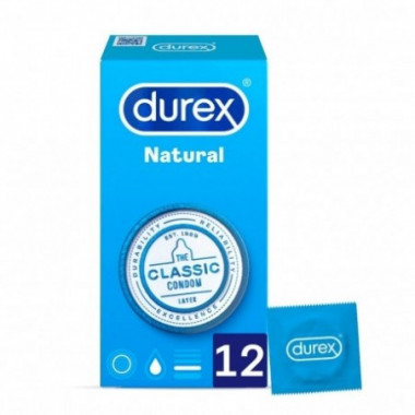 DUREX Natural Plus 12 Préservatifs