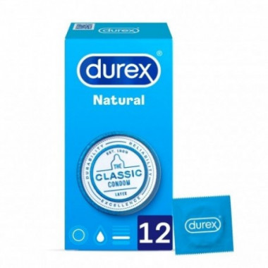 DUREX Natural Plus 12 Preservativos