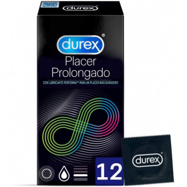 DUREX Placer Prolongado 12 Preservativos