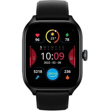 XIAOMI Amazfit GTS 4 Black Infinity Huami Smartwatch Notifications/ Fréquence cardiaque/ GPS