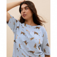 Pijama Gatitos Manga Corta  MARKS AND SPENCER