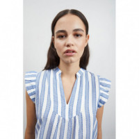 Blusas y Camisas Top ICHI Ezoma Stripes