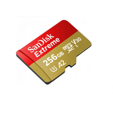 Cartão SanDisk Extreme MicroSD 256GB 190mb/s