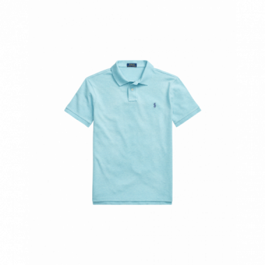 POLO RALPH LAUREN Polos Polo de Hombre de Piqué Ralph Lauren Slim Fit Watchhill Blue Heather