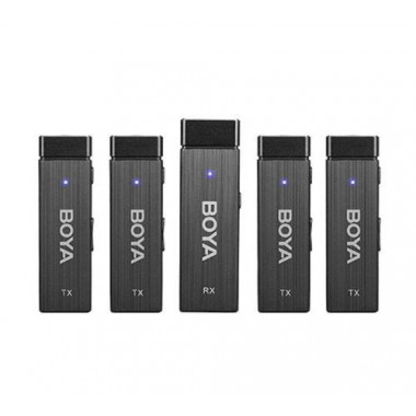 Pack de 4 Micrófonos Inalámbricos BOYA