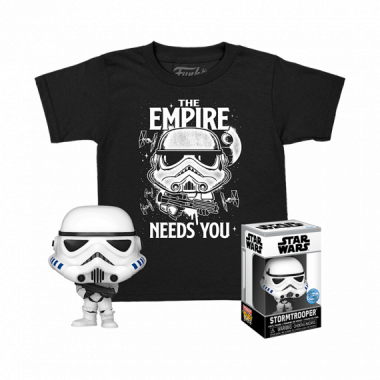 Star Wars Stormtrooper Pop! &amp; Tee Pack