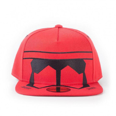 Star Wars Trooper Chapéu de Viseira Plana Vermelha