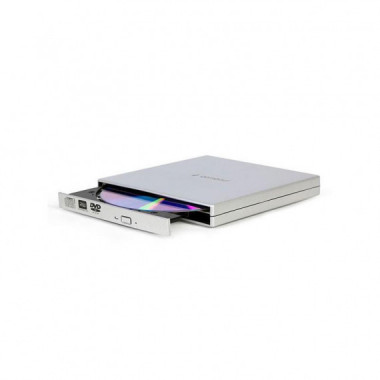 Regrabadora Externa DVD GEMBIRD Dual USB Silver