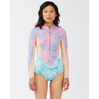 BILLABONG - Salty Dayz Myst Fron Zip Ls 2.2MM - Wetsuit