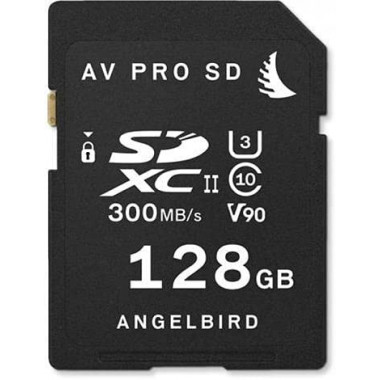 Carte Av Pro Sdxc Uhs-ii 128GB V90 300MB/S Carte 128GB V90 300MB/S ANGELBIRD