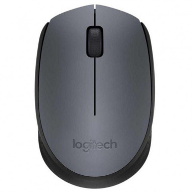 LOGITECH Souris sans fil 2.4GHZ - Récepteur Nano USB Noir et Gris