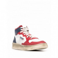 AUTRY - Sneaker Tipo Botines Casual Blanco/azul Hombre - AVMMSV03/SV03