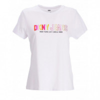 DKNY - Top Blanco Mujer - E22FHDNA/WHITE Multi