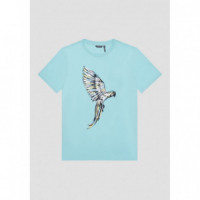 Short Sleeved T-shirt Acquamarina  ANTONY MORATO