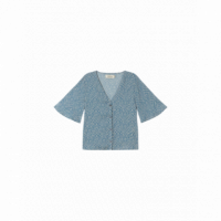 Blusas y Camisas Blusa Thinking Mu azul small spots Libelula