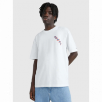 Camiseta Tommy Jeans blanca maxilogo espalda