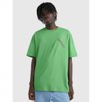 Camiseta Tommy Jeans verde maxilogo espalda