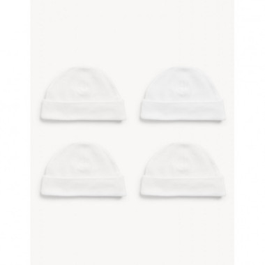 Lot de 4 casquettes blanches MARKS AND SPENCER