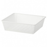 VESSLA caja con ruedas, blanco, 39x39 cm - IKEA