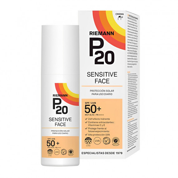 P20 Sensitive Face Protector Solar SPF50+  RIEMANN