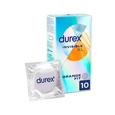 DUREX Préservatifs Invisibles Xl 10UDS