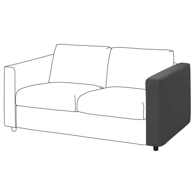 VIMLE funda sofá cama 2, Hallarp beige - IKEA