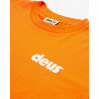 Camisetas Hombre Camiseta DEUS EX MACHINA Base Orange Ochre