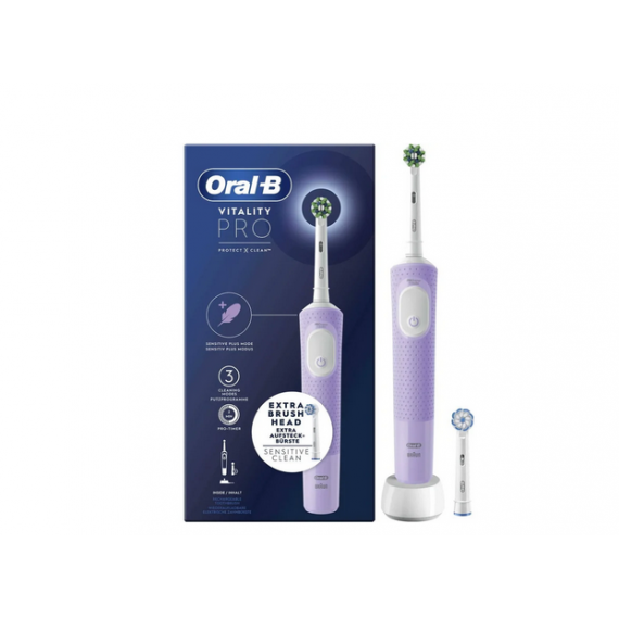 Cepillo Eléctrico Oral Vitality Pro Violeta  BRAUN