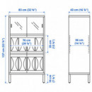 Kalknas Armario/puertas Correderas 83X43X137 Blanco  IKEA