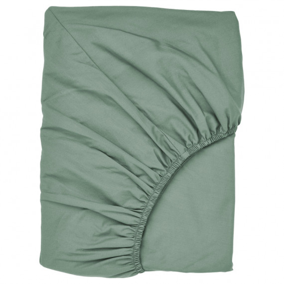 MOALINA cortina, 1par, verde, 145x300 cm - IKEA