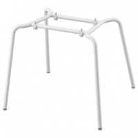HAVBERG sillón y reposapiés, Lejde gris/negro - IKEA
