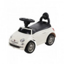 Correpasillos Fiat 500 Blanco  QPLAY