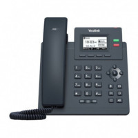 YEALINK Telefono Ip SIP-T31 2 Cuentas Sip, sin Poe, con Psu