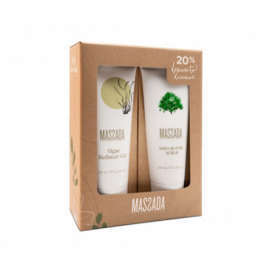 MASSADA Pack Anticelulitico ( Gel Algas + Scrub)