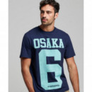 Camiseta Code Classic Osaka de SUPERDRY