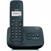 Telefono GIGASET A117 con Contestador Digital Integrado Black