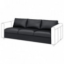 Vimle Modulo 3 Plazas Grann/bomstad Negro  IKEA