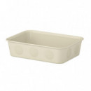 Nojig Caja 15X20X5 Plastico/beige  IKEA