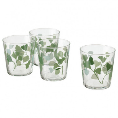 Stilenlig Vaso 30 Cl Vidr Mot Hoja/ve X4  IKEA