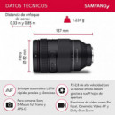 Teleobjetivo Samyang Af 35-150MM F2-2.8FE para Sony  SAMYANG