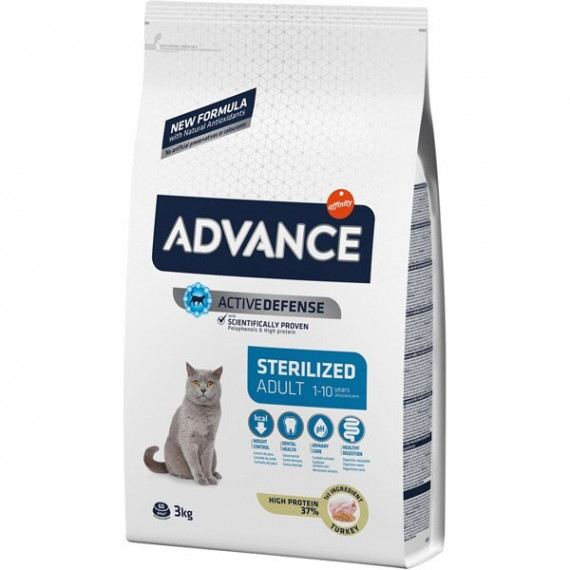 ADVANCE Cat Sterilized Pavo 3 Kg