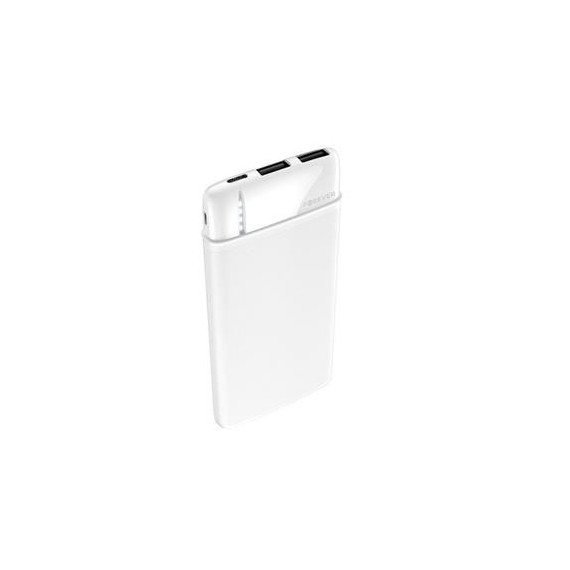 GRUNDIG Bateria Externa Portatil 10000MAH Conector Micro USB y Tipo-c Blanca