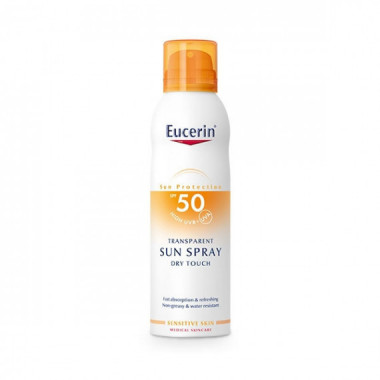 EUCERIN Spray Transparente Toque Seco Spf 50 200ML