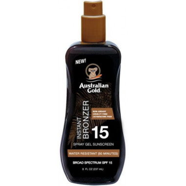AUSTRALIAND GOLD SPRAY GEL BRONZER INSTANTANÉ SPF+15 100ML