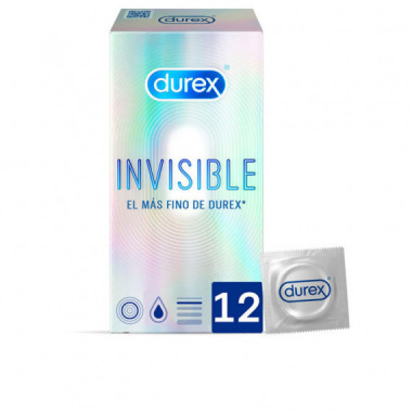 DUREX Preservativos Invisíveis 12 unid